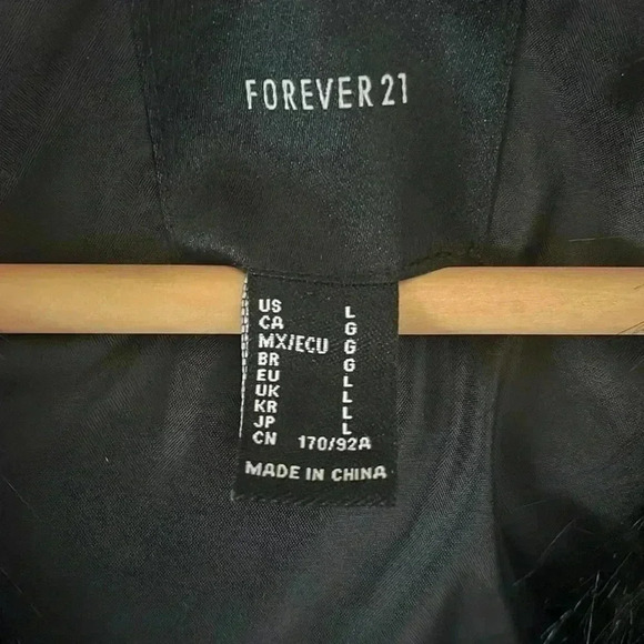 Forever, 21 women’s size large, black vest. - Picture 1 of 6